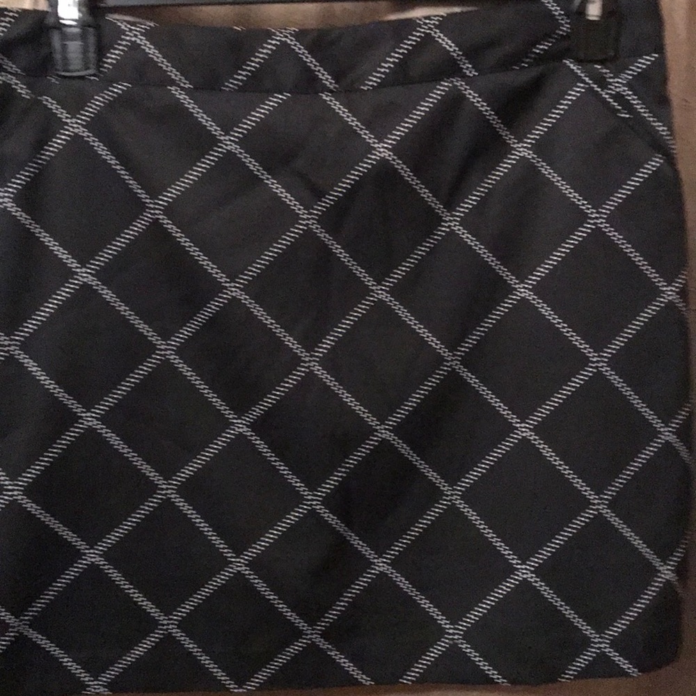 Coral Bay Skort 16P Black/White plaid